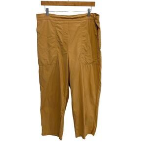 COS Lightweight Pull On Pants Cropped Straight Leg Elastic Waist 44/ US Large